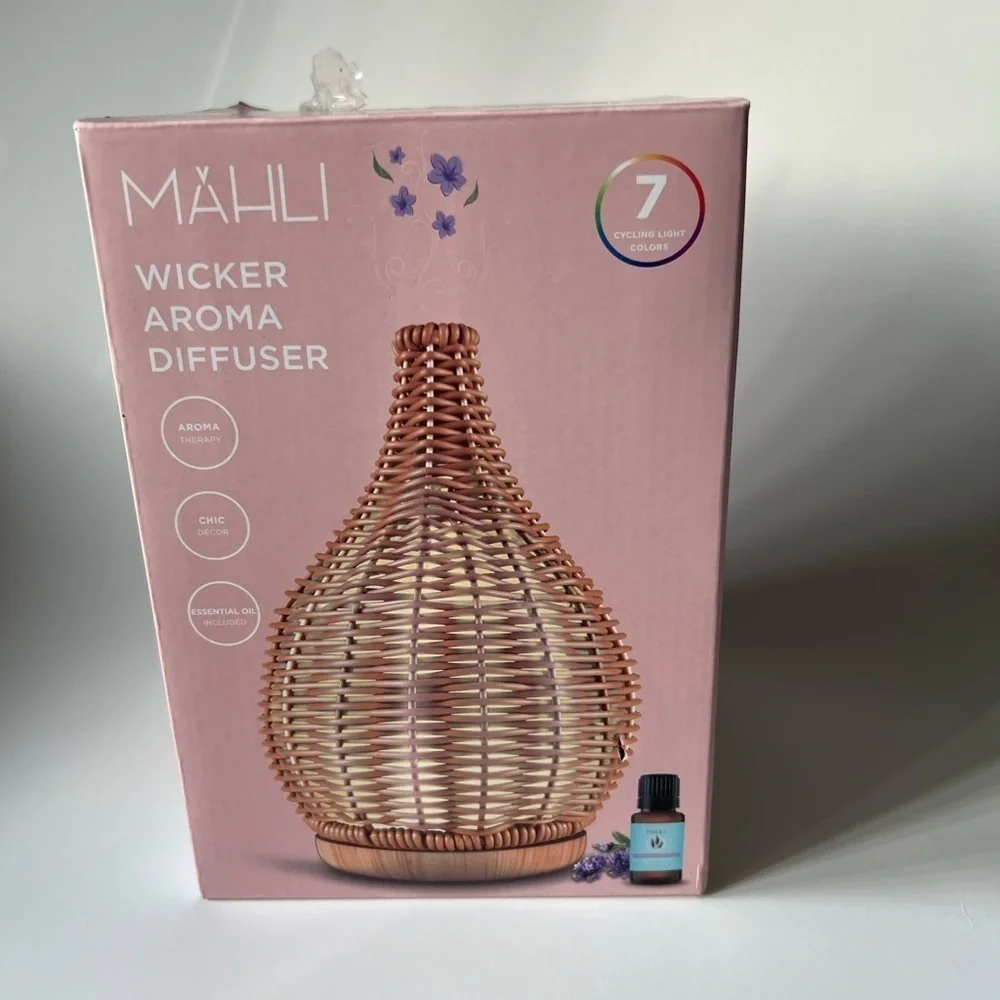 Mahli Wicker Essential Oil Diffuser Rattan Diffuser